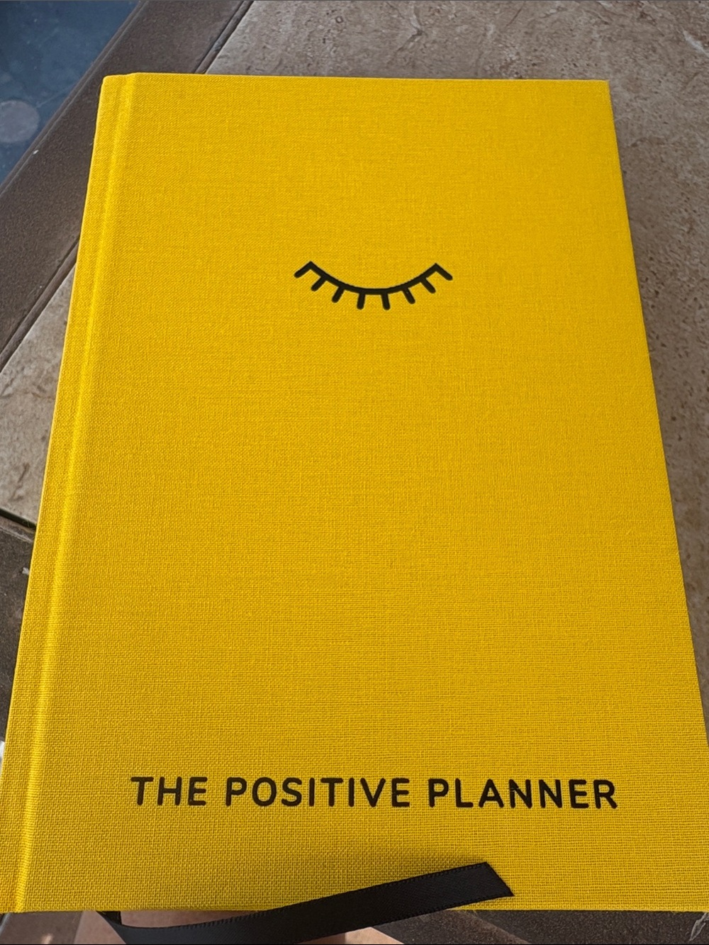 The Positive Planner - Yellow Hardcover Positivity Planner